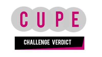 CUPE Challenge Verdict